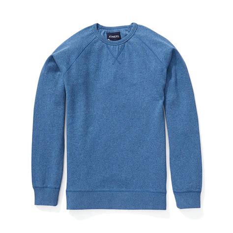 Baby Sweatshirt Heathered Blue Cotton Fleece 